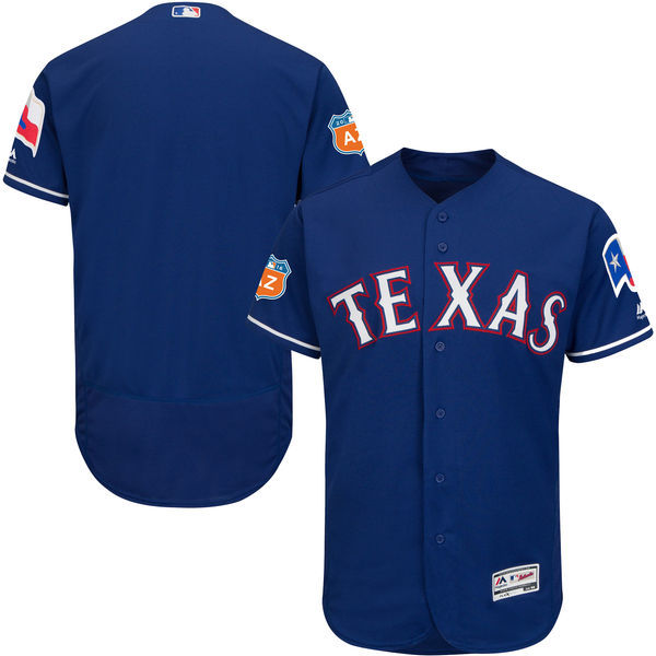 2017 MLB Texas Rangers Blank Blue Jerseys->toronto blue jays->MLB Jersey